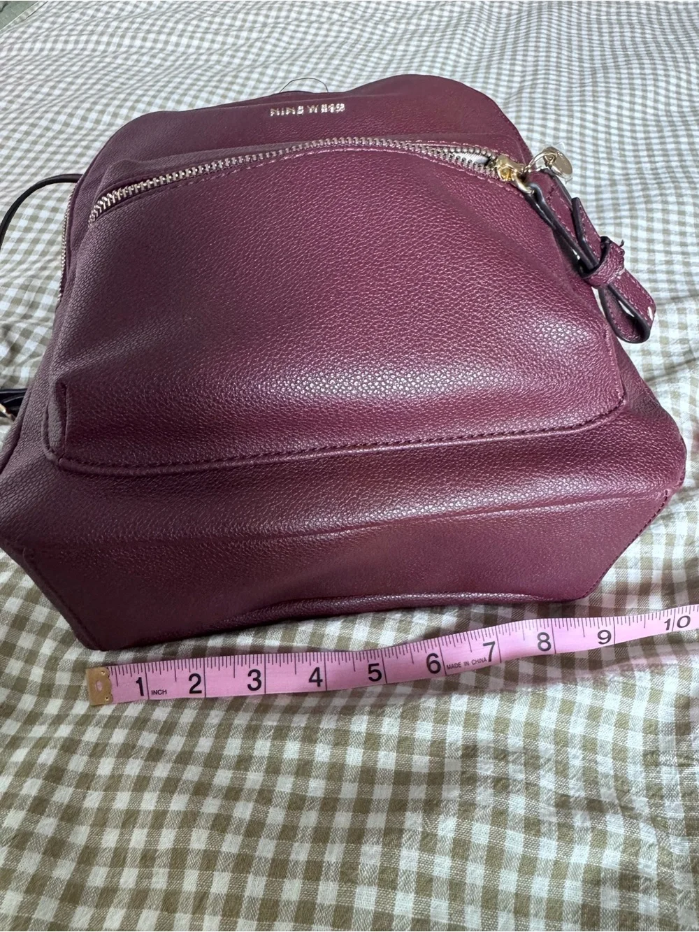 Nine West Boysenberry mini backpack